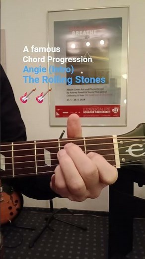 "Angie" The Rolling Stones #shorts #music #cover #guitar #chords #tutorial #chordprogression