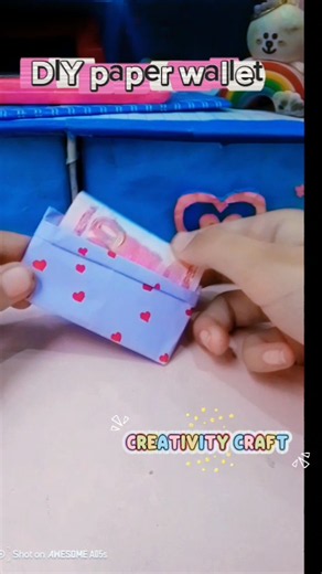 🌷 Easy Origami Paper Wallet | No Glue Needed. #PaperWallet #PaperCraft #EasyCraft