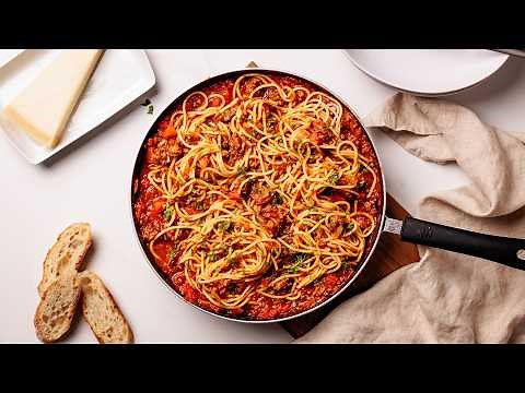Best Spaghetti with Meat Sauce Recipe | Easy Weeknight Dinner