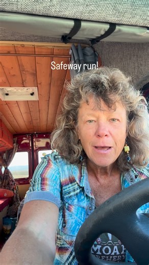 Karen Hellstrom on Instagram: "I see now how badly I need a haircut and color! 🥴 #safeway #albertsons #ramblinwcurlyb #trustthejourney"