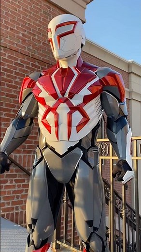 100% 3D printed #Spiderman 2099 #Cosplay by​⁠ ‪@rprealitycosplay‬ | #STL #3Dprinting #file by Do3D.com