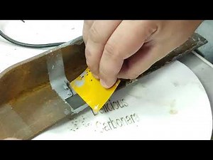 Laser rust removal and reducing corrosion speed - a real live demo