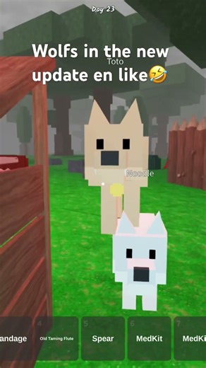 #roblox #funny wolfs be like😂(New taming update)