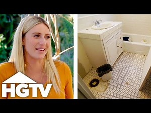 Botched Bathroom Remodel Needs Fixing | Help I Wrecked My House | HGTV