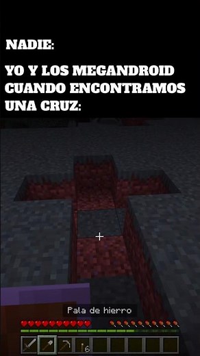 YO CUANDO VEO UNA CRUZ EN MINECRAFT!💀 #short #minecraft