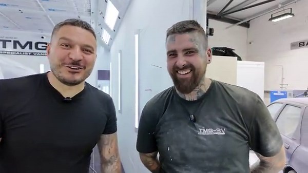 VW Caddy Custom Build – Full Repaint + TMG Hybrid Bumper CUSTOM CADDY BUILD