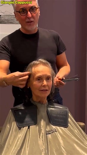 Timeless Beauty with Short, Fine Hair – A Glimpse into the Past | Milano Style Her beauty is ageless, and her fine, short hair captures the essence of elegance. Imagine this look 30 years ago – still as captivating today. Get your timeless transformation at Cappucci Hair Milano. #hairbrained #milanohair #blond #hairlove #hairblond #hairblogger #hairblonde #blondhair #blondgirl #shatush #shatushmilano #shatushbiondo #haircolorist #haircolor #hairstyles | Francesco Pruneddu