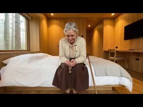 Building a House in the Forest (ASMR)- This Man Saved an Old Woman's Life by Building a Modern Home