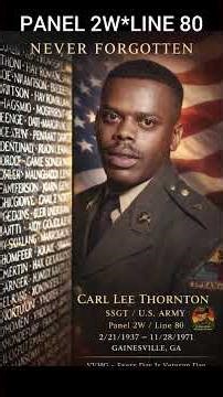 Every Day Is Veteran Day : Honoring SSGT Thornton #VietnamVeteran #NeverForgotten #VietnamWar