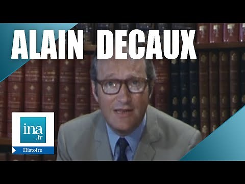 Alain Decaux Raconte : La 1ère émission 10/07/1969 | Archive INA