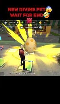 New divine pet😱, how to get easily🤔, Gemsbok new pet, #shorts #freefire #steelapet #newpet #gemsbok