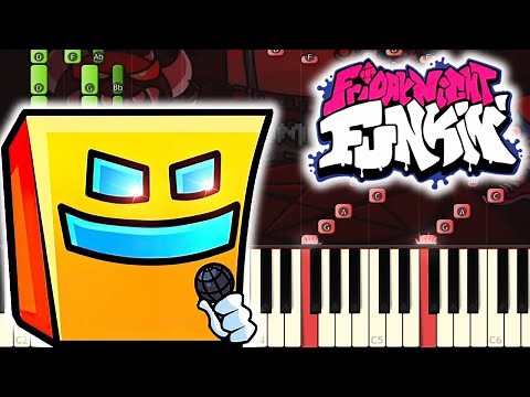 At The Speed Of Light - Friday Night Funkin' VS Geometry Dash