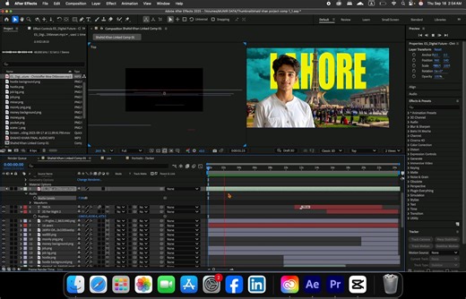 I give vision a rhythm, and words a soul | Recent Project Intro Timeline | Munir Aziz