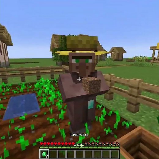 Cursed Angry Villager in Minecraft