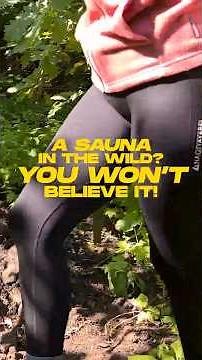 Build a Natural Sauna! 🌲🔥