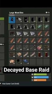 Im glad I raided this decayed base #rust #rustgame #rustconsole