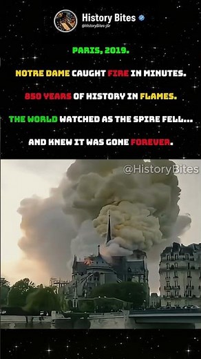 Notre-Dame on Fire — The Moment Paris Froze