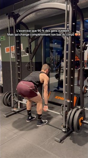 Le RDL à la smith machine : un incontournable ! #musculation