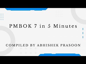 PMBOK 7 in 5 Minutes