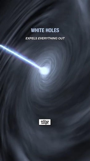 Mystery Of White Holes 😱 || White Holes Explained #shorts