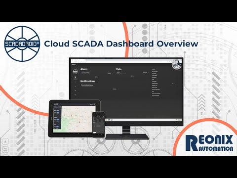 SCADADroid R2+ Cloud SCADA Dashboard Overview