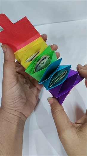 diy mini paper wallet #paperwallet #miniwallet #diy #craft #homedecor #art #trending #shorts #reels