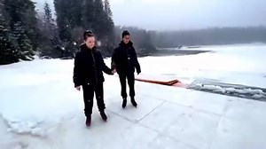 Freya Allen and Anya Chalotra Ice Skating Practice for The Witcher BTS