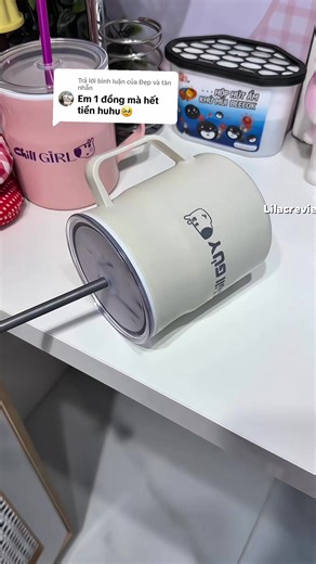 Trả lời @Đẹp và tàn nhẫn Haha sắm được cái ly 700ml của Tân Lập Thành ưng quá trời✨🙆‍♀️#lilacreview #xuhuong #lyuongnuoc #lygiunhiet #giadungtienich