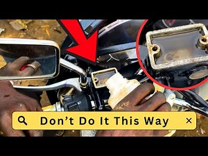 How to Change Front & Rear Motorcycle Brake Fluid | ‪@ridewithjabari‬