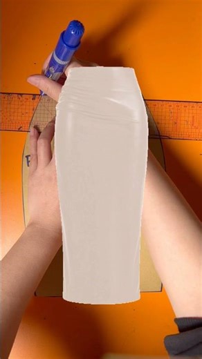 Pencil Skirt Pattern Making Tutorial #sewing #diy #fashion #skirt