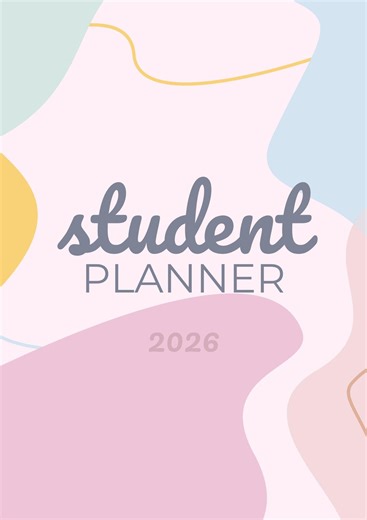 2026 Student Digital Planner: Academic Organizer (PDF Download) - Etsy UK