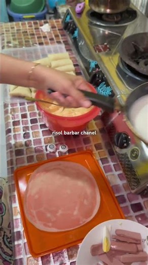 ASMR Spring Roll Wrapping 🌯 #springroll #shorts