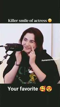 Pakistani Beautiful Actress Killer Smile | Stunning Beauty ✨ | by AsmaraCreation1