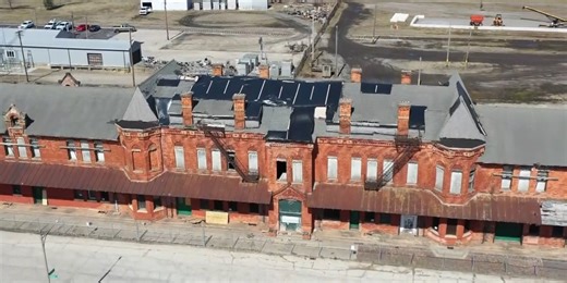 Historic progress at former Saginaw train depot