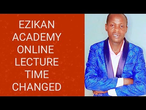 Time Table For ICAN Online Lecture May 2025 Diet Ezikan Academy