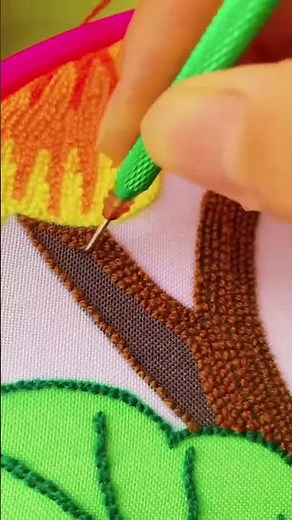 Punch Needle Tree Design That Turns Out Perfect #punchneedle #tutorial #diy