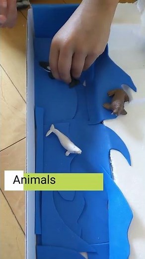 Amazing Polar Bear Habitat! Arctic DIORAMA Project by kids #diorama #geography #animals