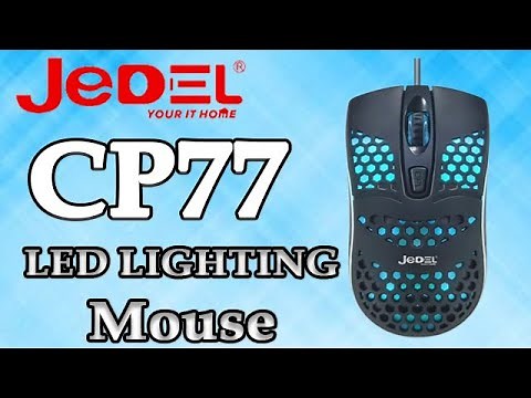 Jedel CP77 RGB LED Lighting Wired Mouse