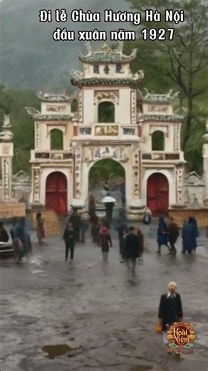 Đi lễ Chùa Hương ở Hà Nội năm 1927