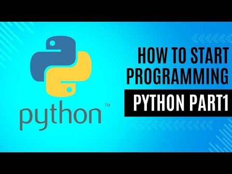 How to start programming.... Python Part-1