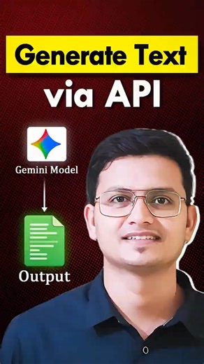 How to generate a simple text response using Gemini AI API.