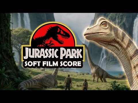 Jurassic Park 🦖 Peaceful Soundtrack & Ambience | 🌴 Dinosaur Island Ambience + Sof Music