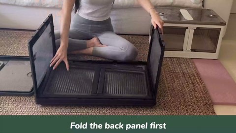 Large Plastic Storage Bins with Lids, 43 Gal Foldable Storage Box with Strong Load Bear, Stackable Storage Containers with 5 Doors Open and Wheels,Storage Organizer For Home Organized