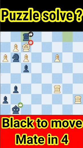 Solved puzzle in 4 moves | How to solved chess puzzle | Chess online |