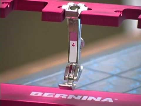7) BERNINA presser feet -- Zipper foot #4