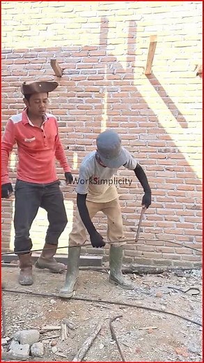 Incredible Bricklaying Technique for a Perfectly Straight Wall - 40