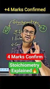 Stoichiometry Explained in 2 Minutes | JEE Concept Short #jeemain #chemistry