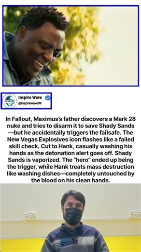 In Fallout, Maximus’s father discovers a Mark 28 nuke and tries to disarm it to save Shady