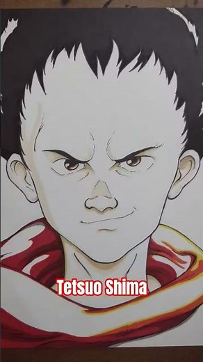 Tetsuo Shima from #Akira #Anime #Art The drawing progression by me, created by Otomo Katsuhiro