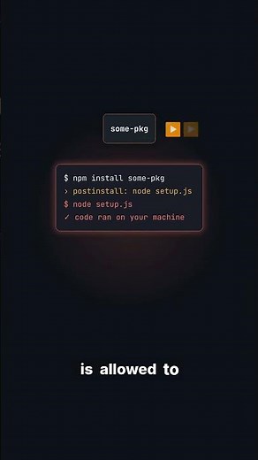 💻 What npm install actually runs on your machine